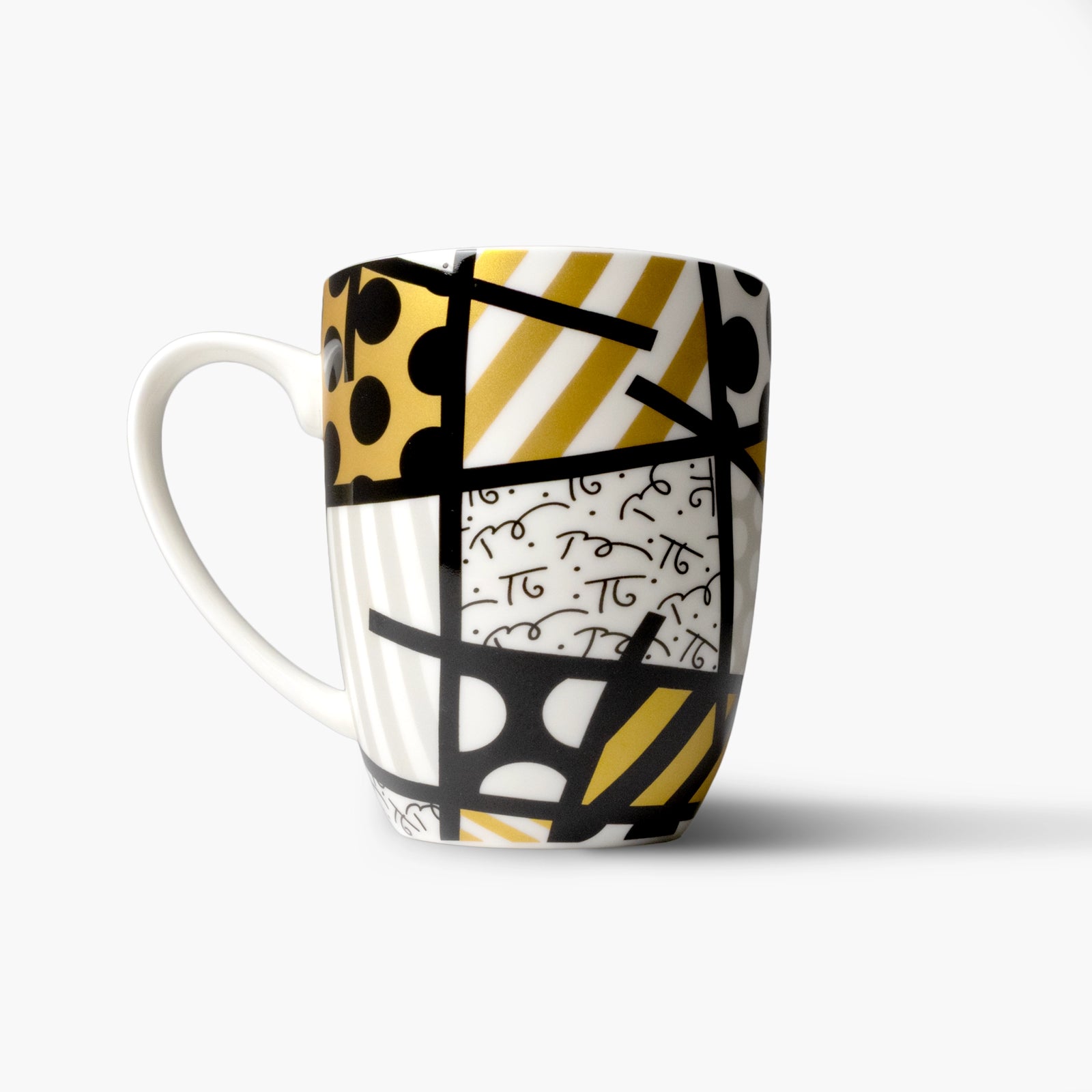 Black & Gold Landscape Britto Coffee Mug