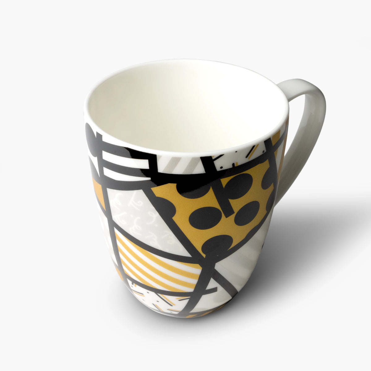 Black & Gold Landscape Britto Coffee Mug