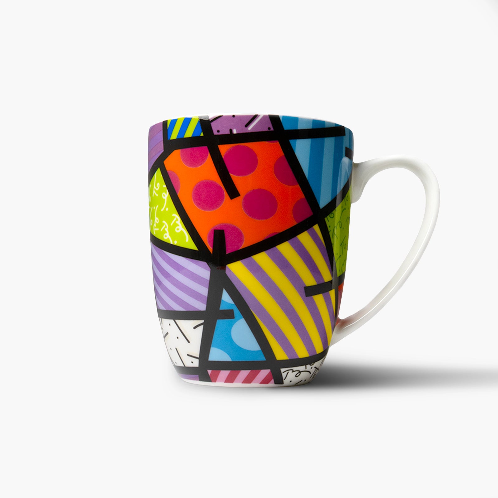 Lime Green Landscape Britto Coffee Mug