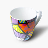 Lime Green Landscape Britto Coffee Mug