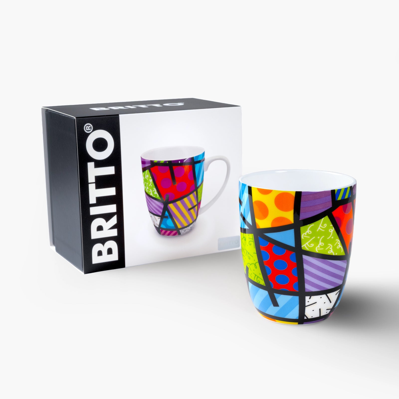 Lime Green Landscape Britto Coffee Mug