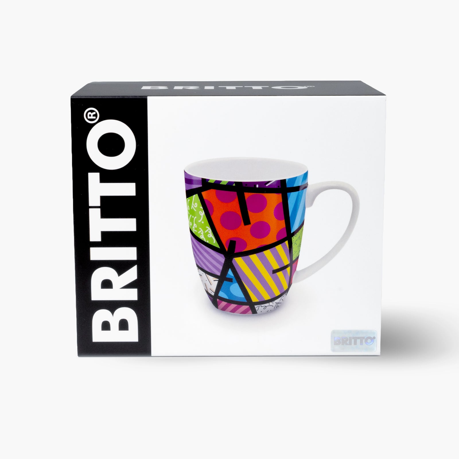Lime Green Landscape Britto Coffee Mug