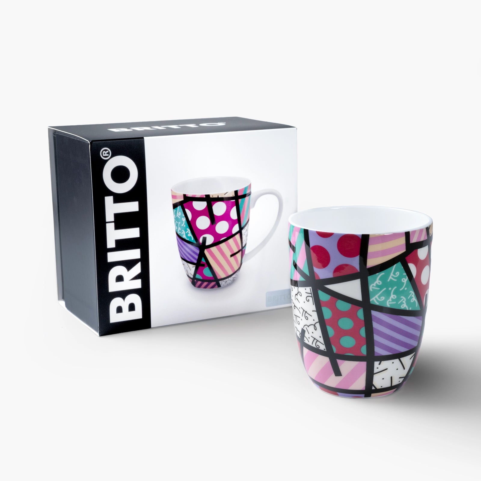 Pink Landscape Britto Coffee Mug