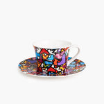 Alive - Britto Tea Cup & Saucer Plate