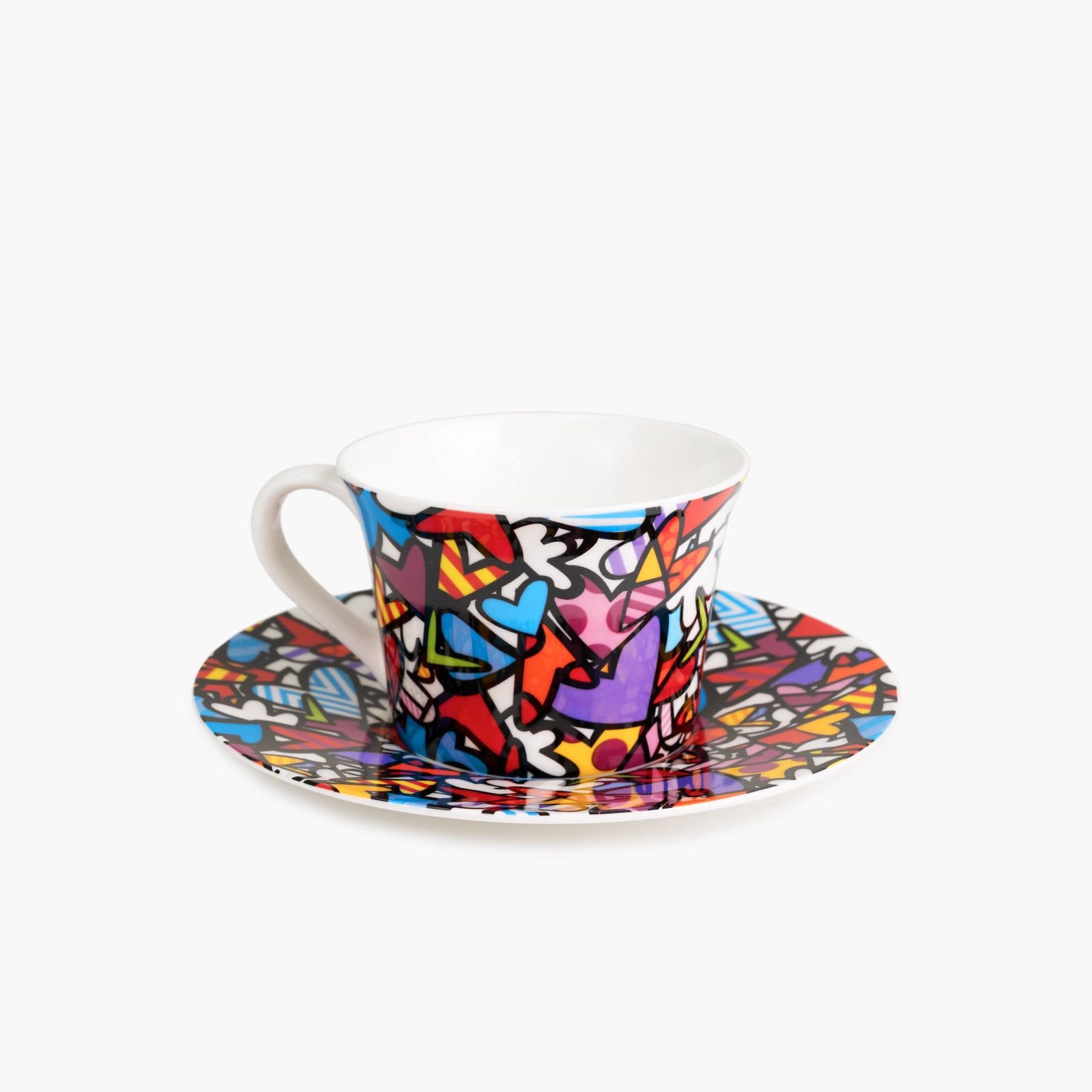 Alive - Britto Tea Cup & Saucer Plate