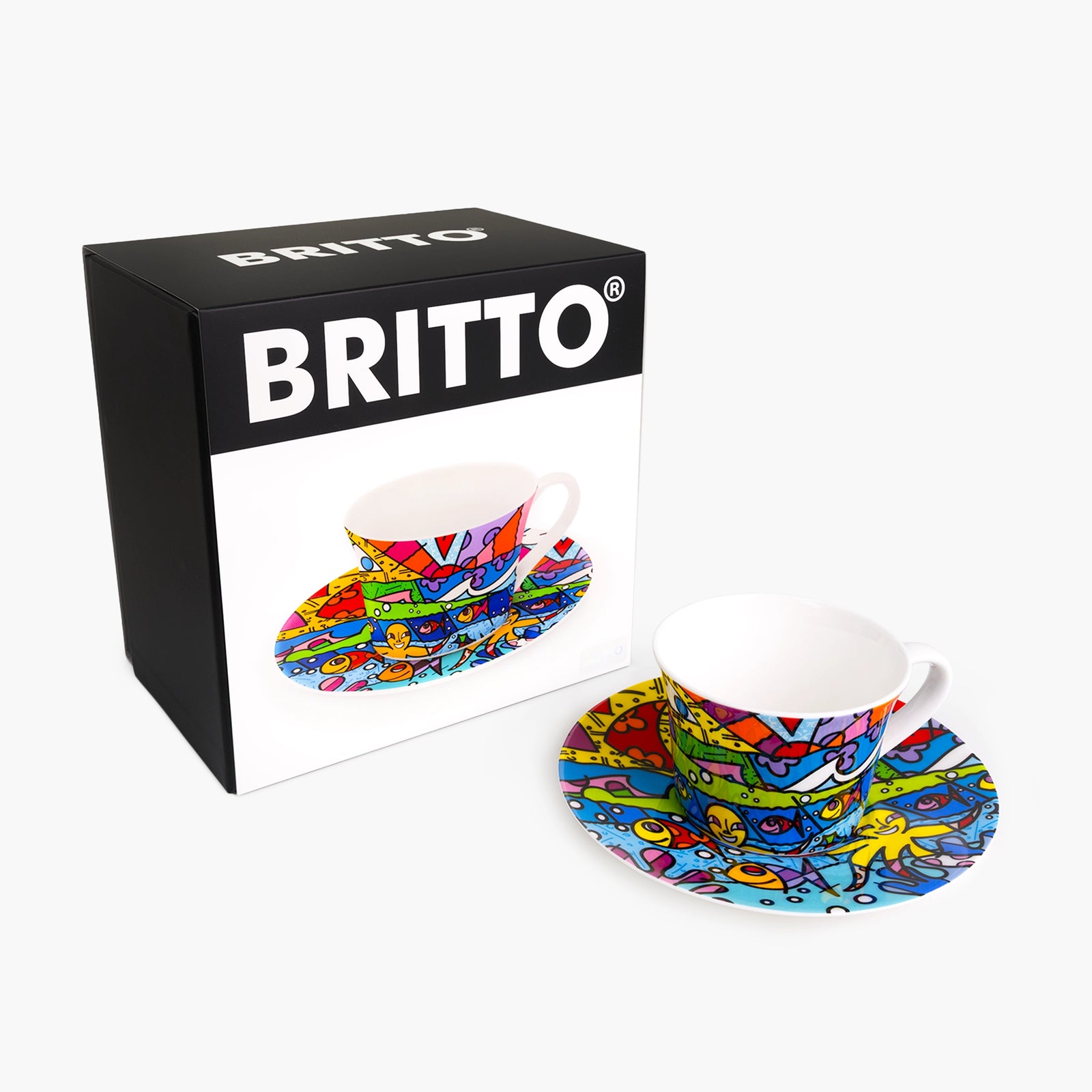 H2O - Britto Teacup and Saucer