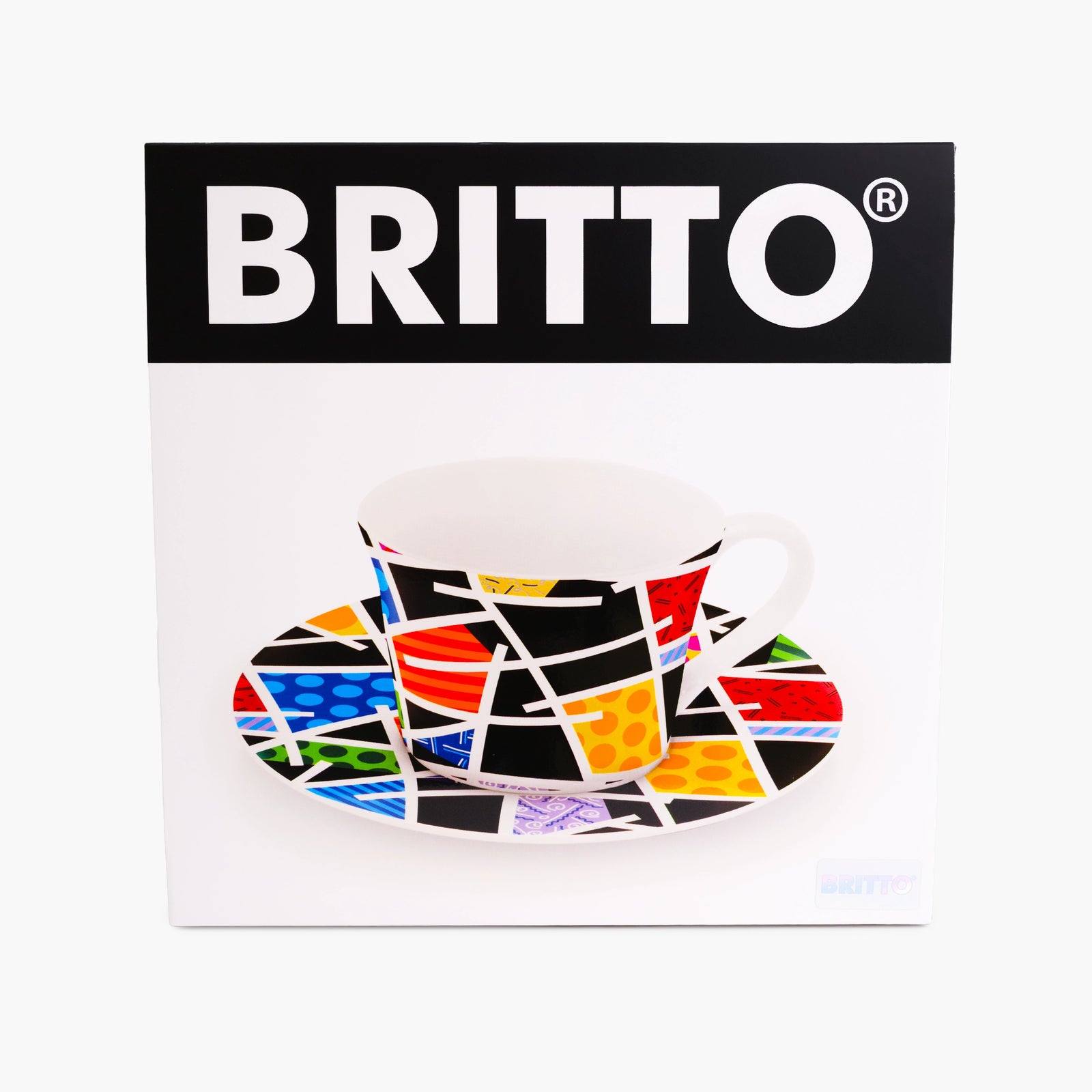 Night Landscape Britto Tea Cup & Saucer Plate