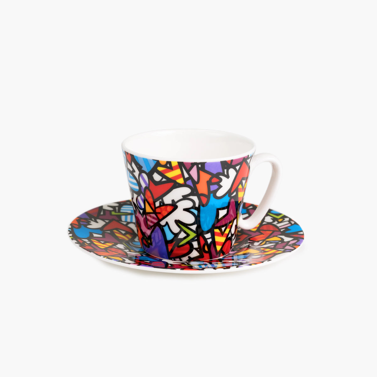 Alive - Britto Espresso Coffee Cup &amp; Saucer Plate