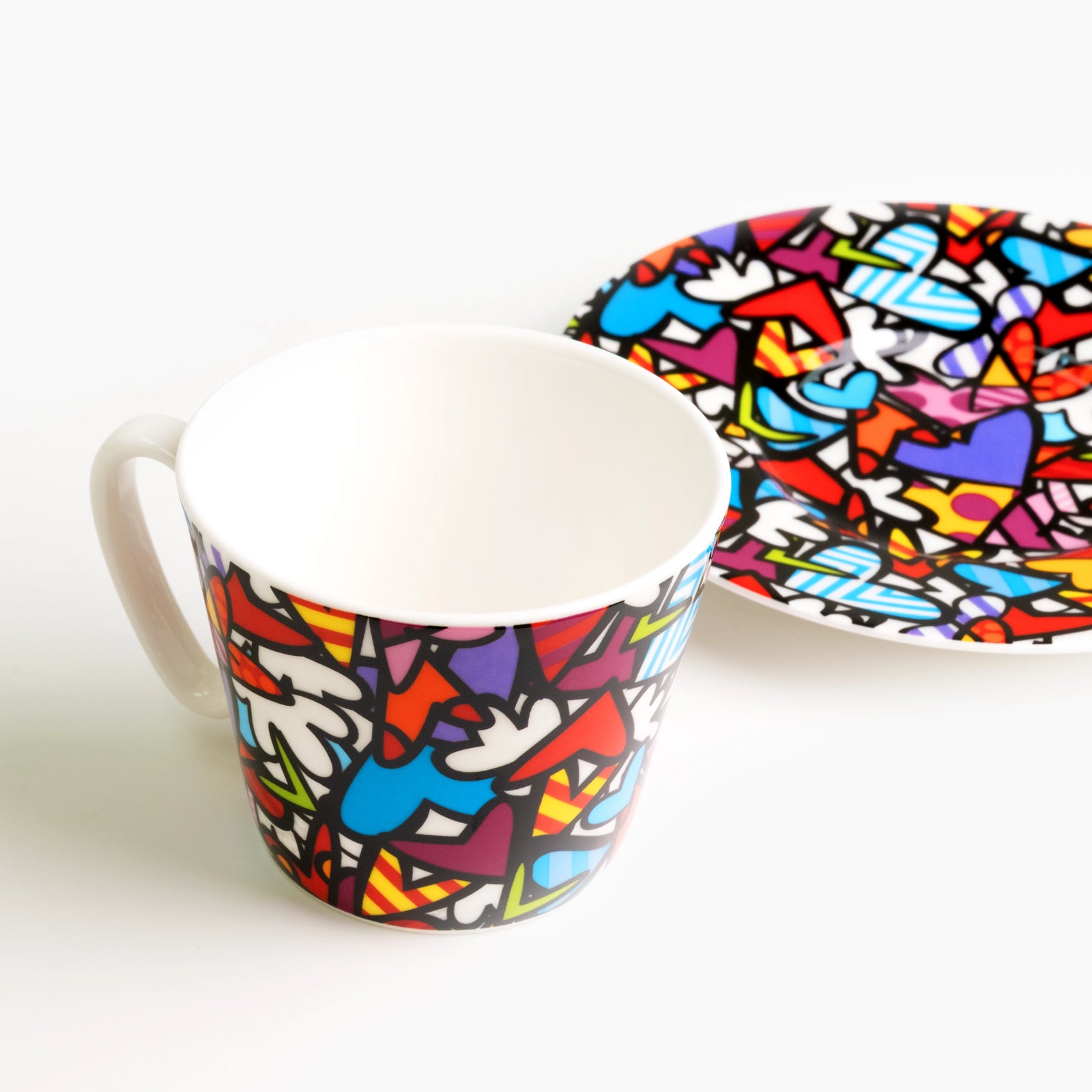 Alive - Britto Espresso Coffee Cup & Saucer Plate