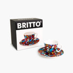 Alive - Britto Espresso Coffee Cup & Saucer Plate