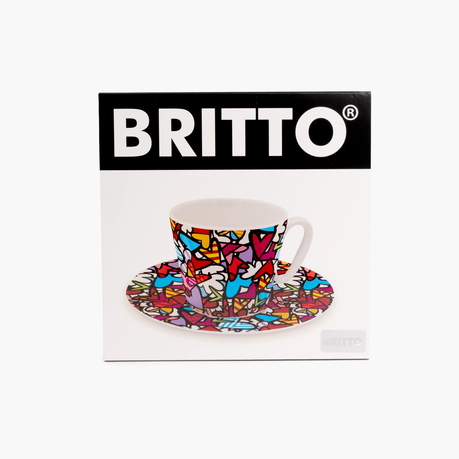 Alive - Britto Espresso Coffee Cup & Saucer Plate