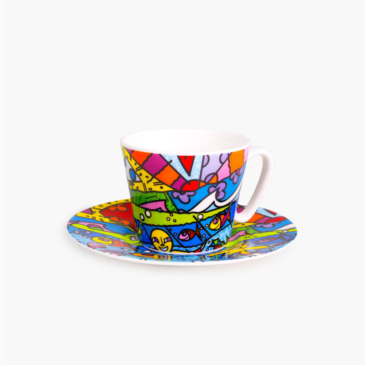 H2O - Britto Espresso Coffee Cup &amp; Saucer Plate