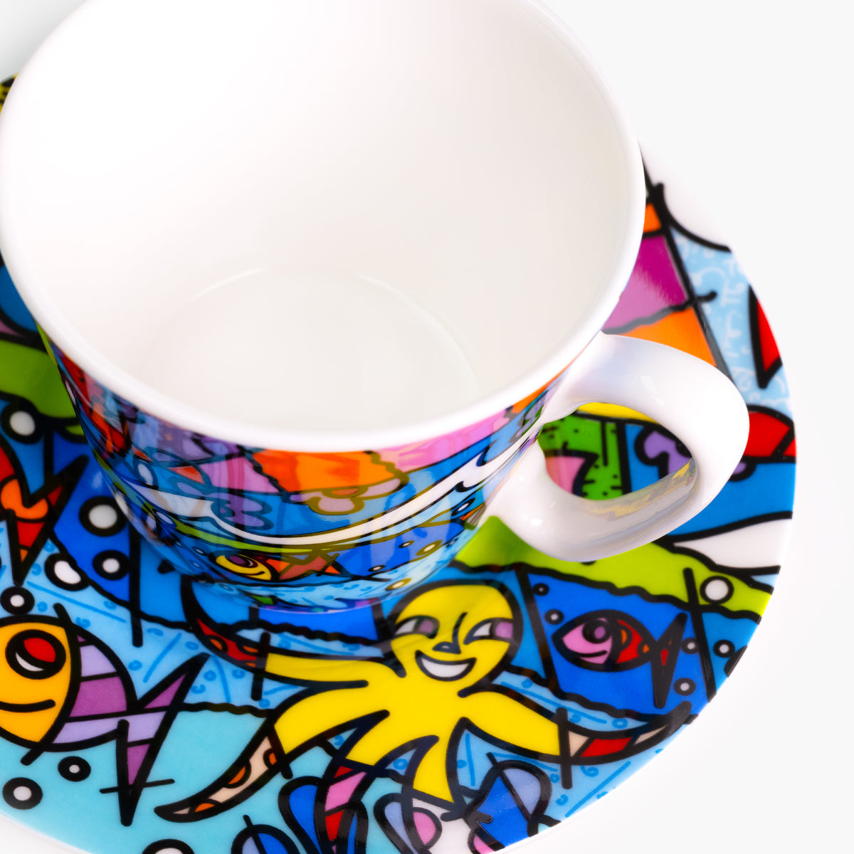 H2O - Britto Espresso Coffee Cup & Saucer Plate