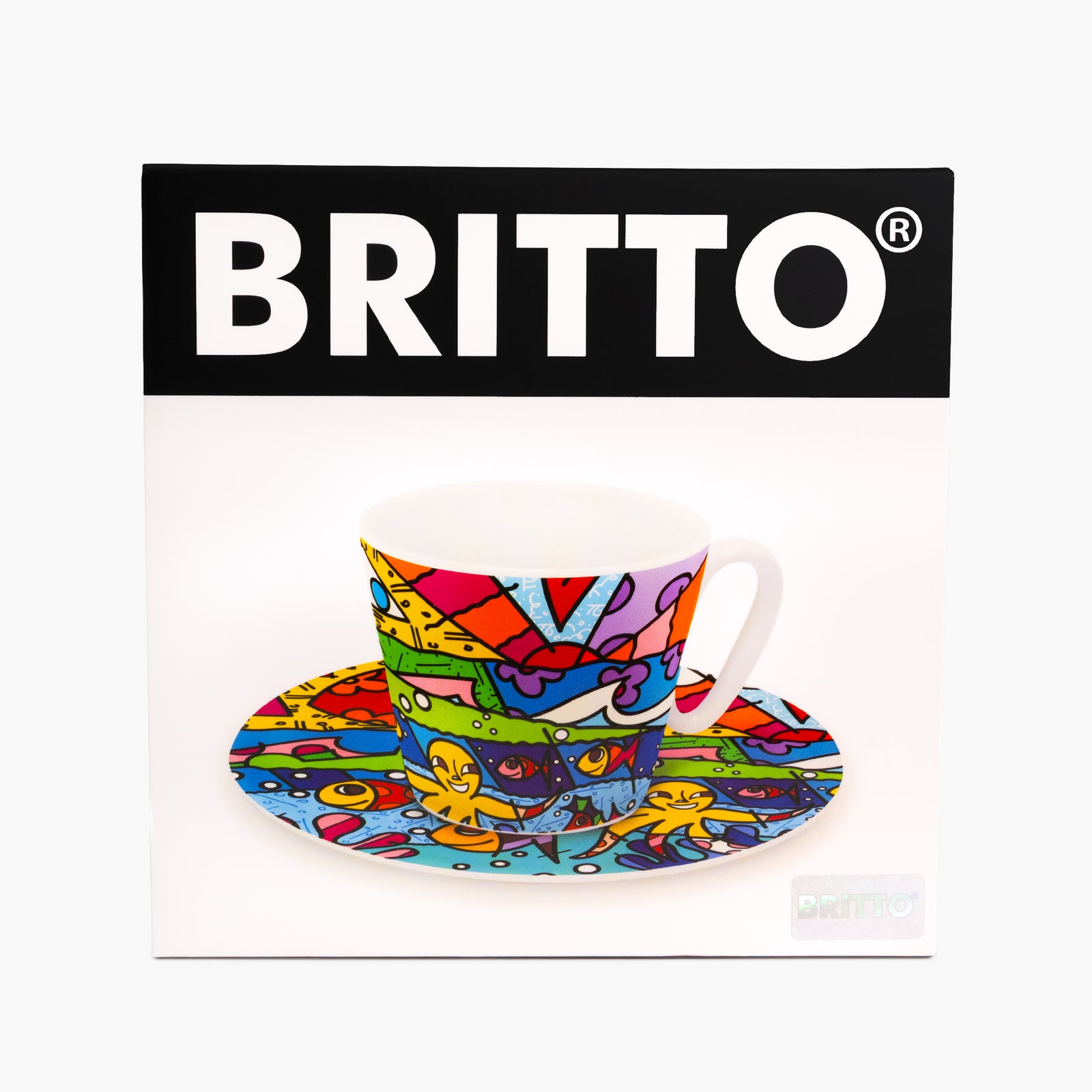 H2O - Britto Espresso Coffee Cup & Saucer Plate