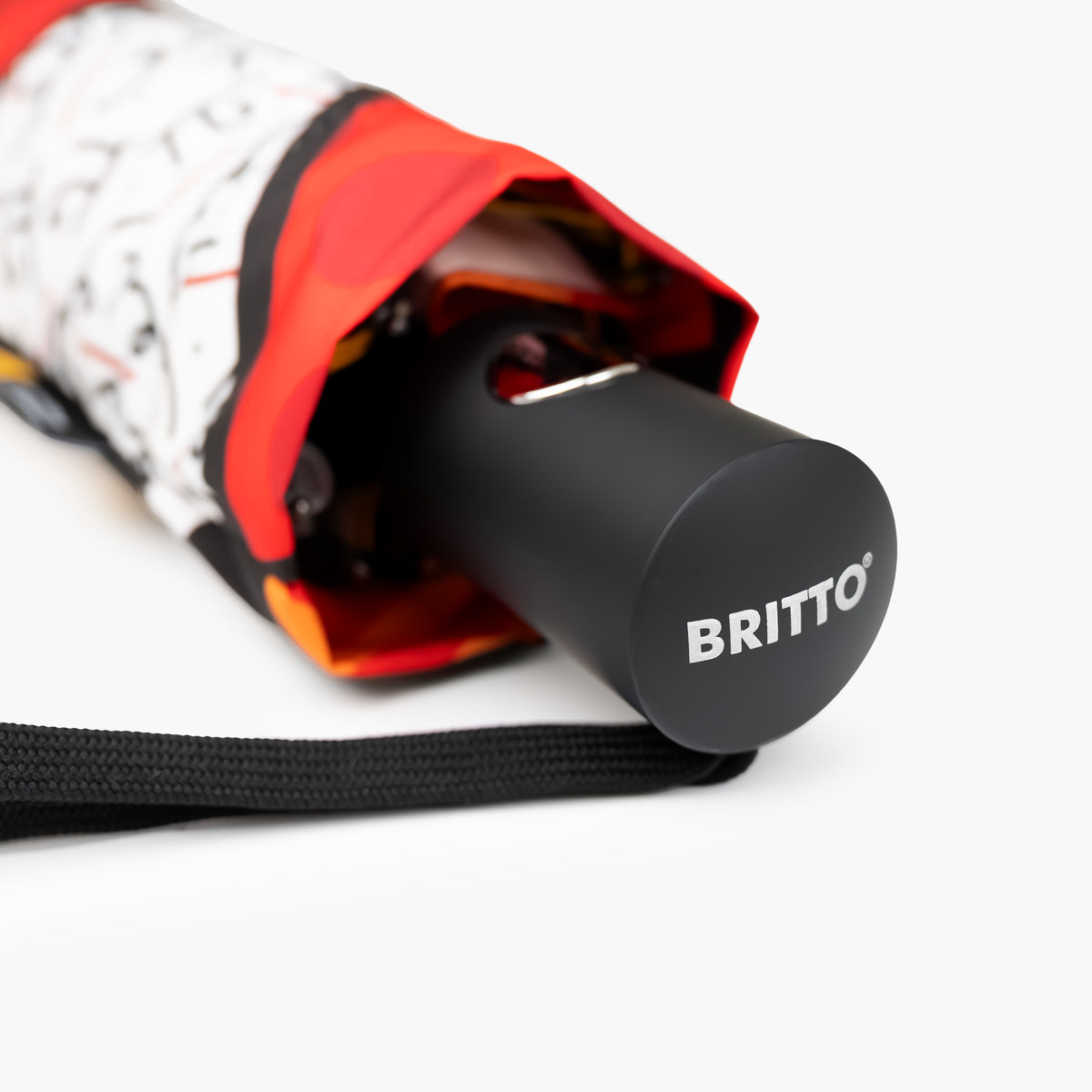 Red Landscape Britto Umbrella