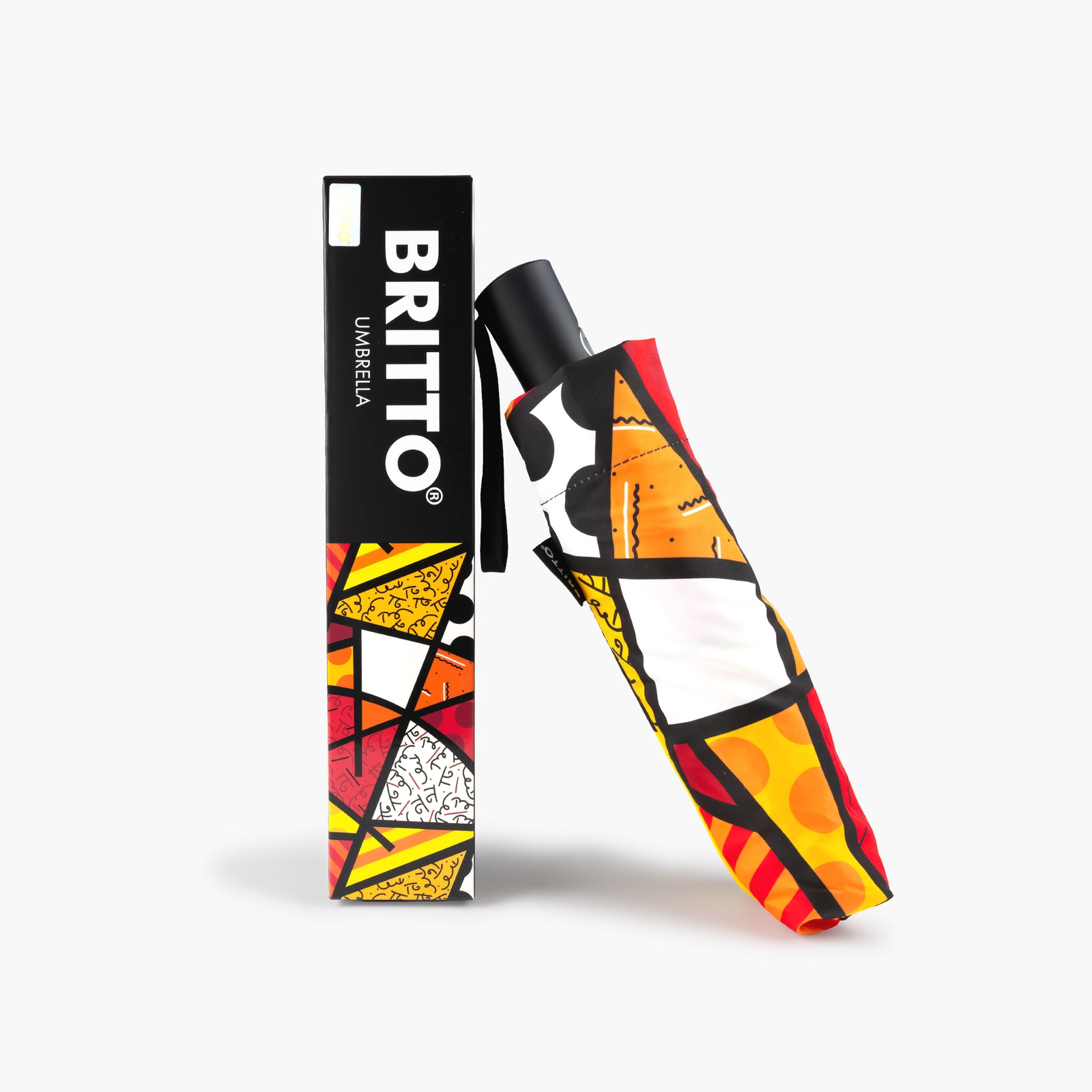 Red Landscape Britto Umbrella