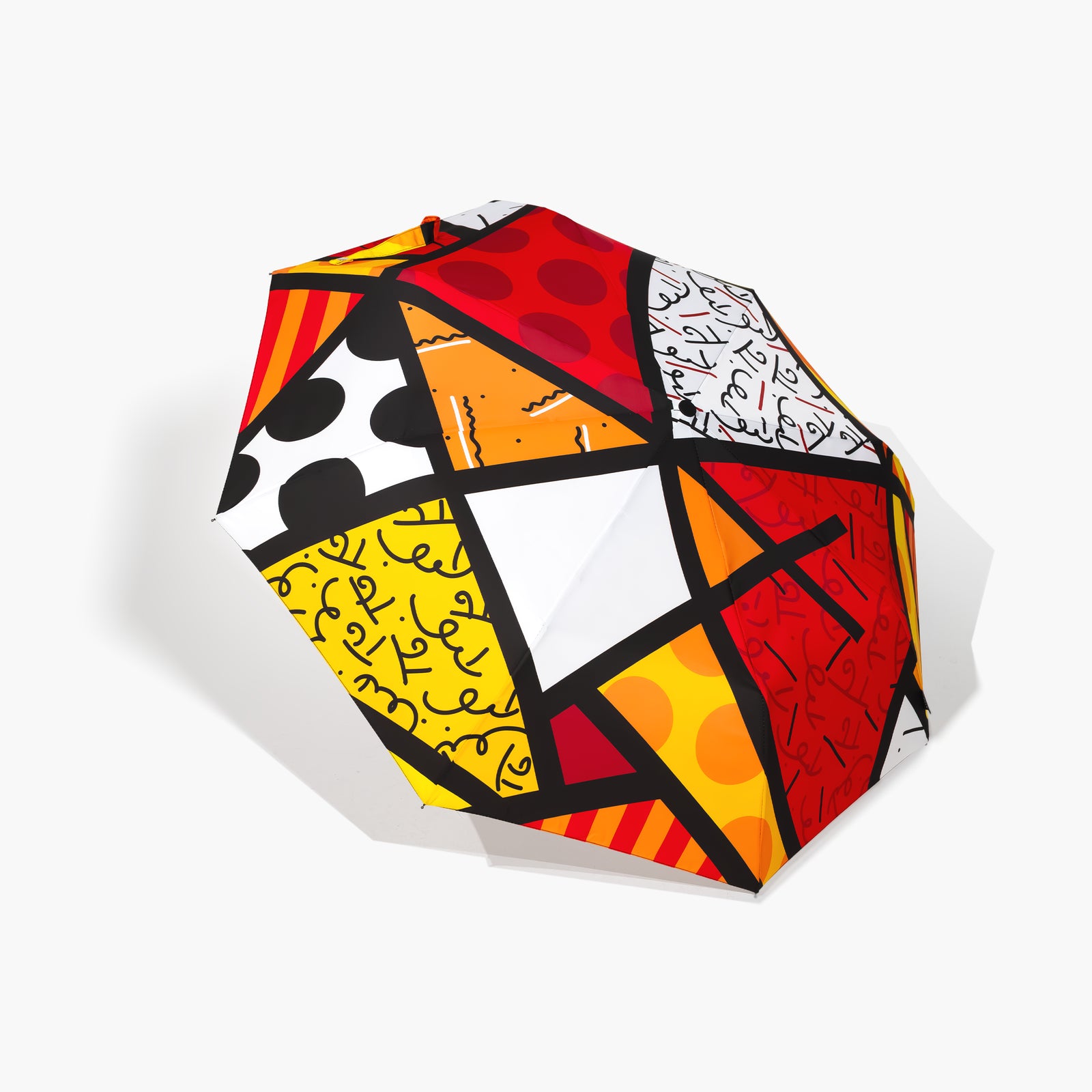 Red Landscape Britto Umbrella