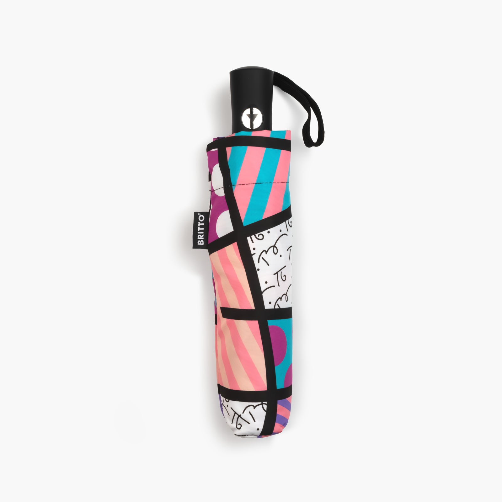 Pink Landscape Britto Umbrella