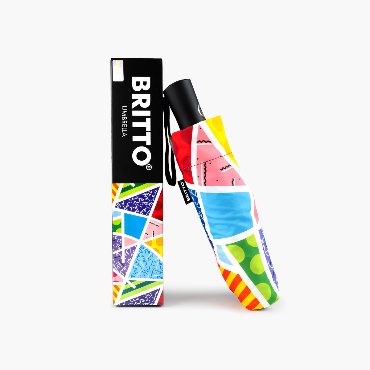Baby Blue Landscape Britto Umbrella