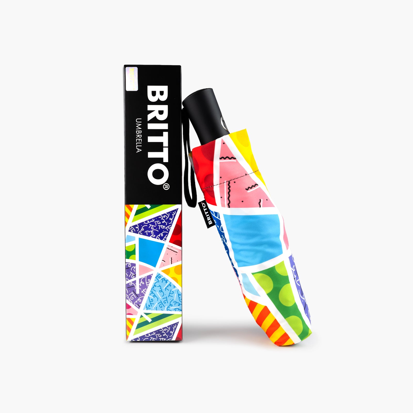 Baby Blue Landscape Britto Umbrella
