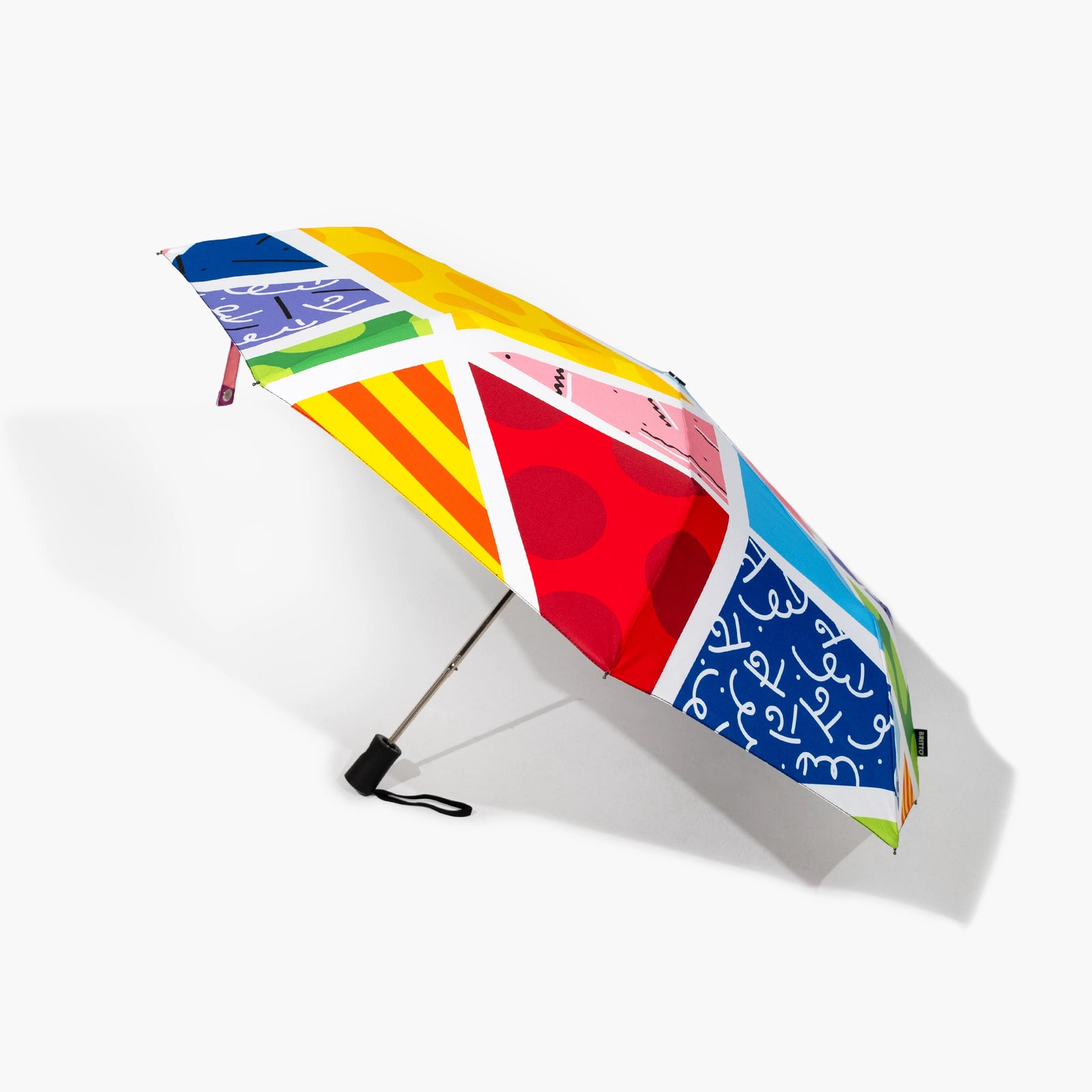 Baby Blue Landscape Britto Umbrella