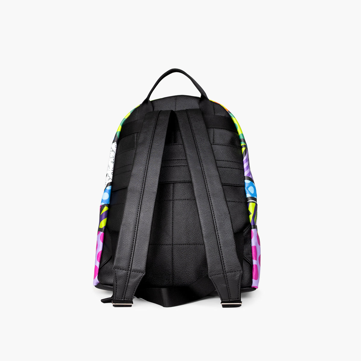 Colorful Landscape Britto Eco Leather Large Backpack