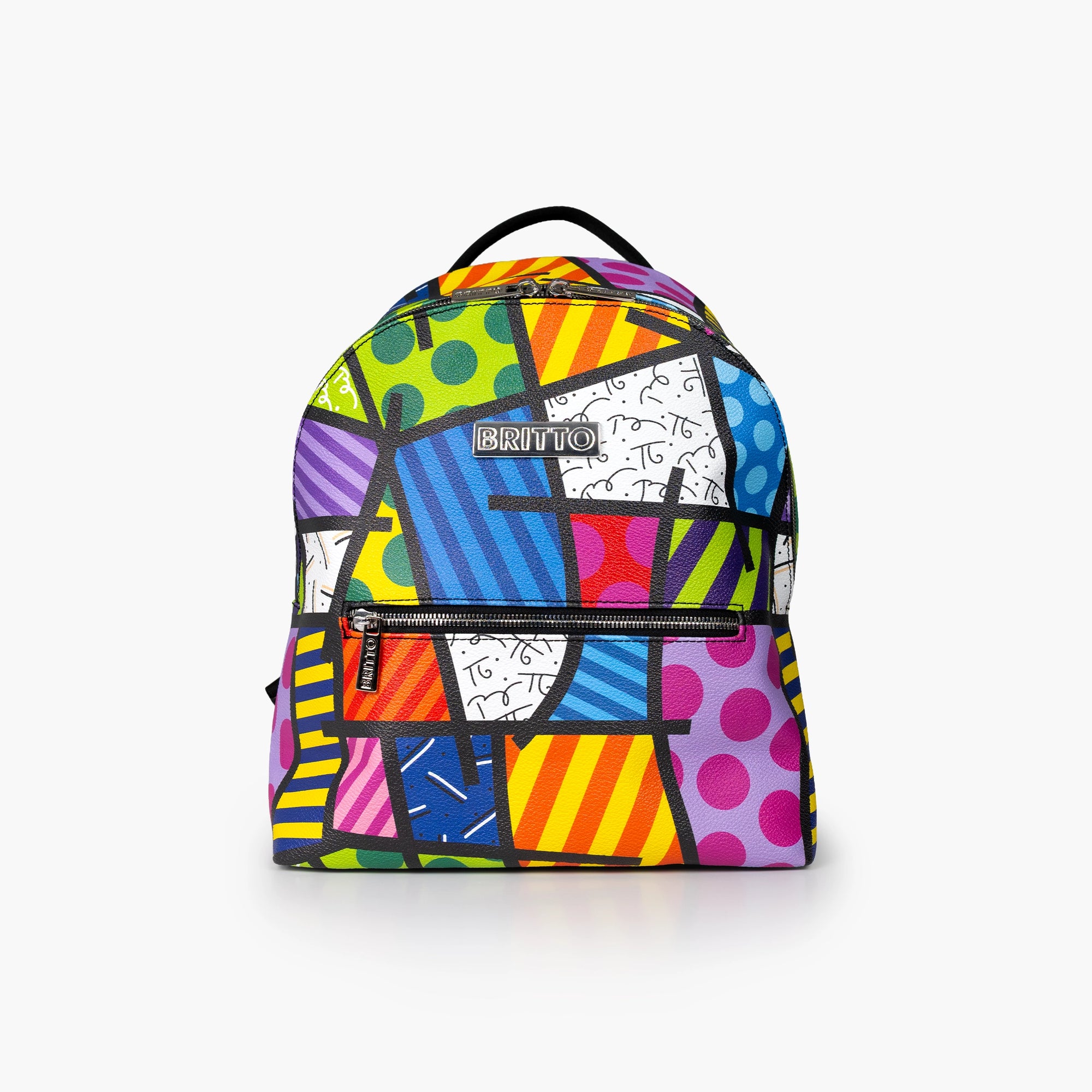 BRITTO Romero Bright Multicolor Drawstring Backpack with hidden lower storage Backpacks - Shop Britto main image 4