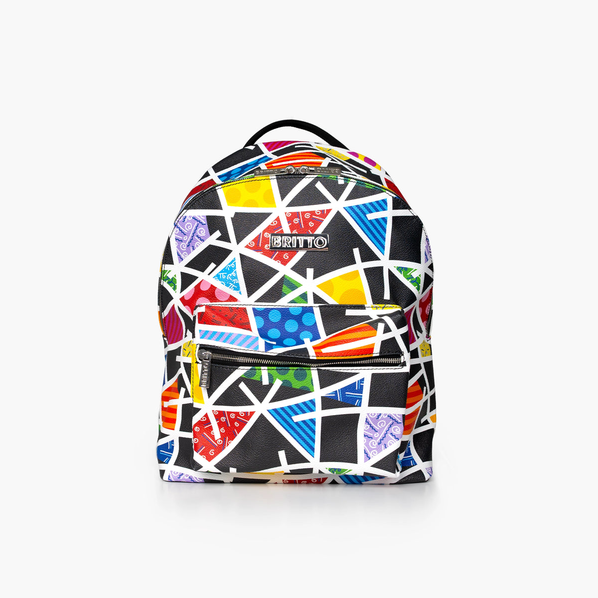 Midnight Landscape Britto Eco Leather Large Backpack