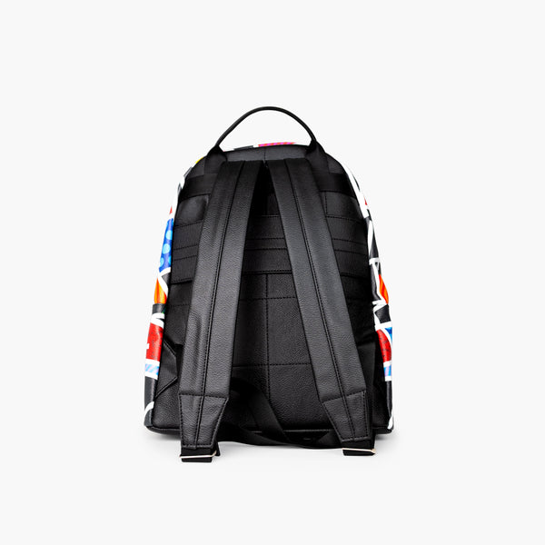 Midnight Landscape Britto Eco Leather Large Backpack