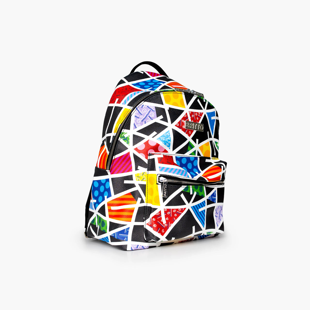 Midnight Landscape Britto Eco Leather Large Backpack
