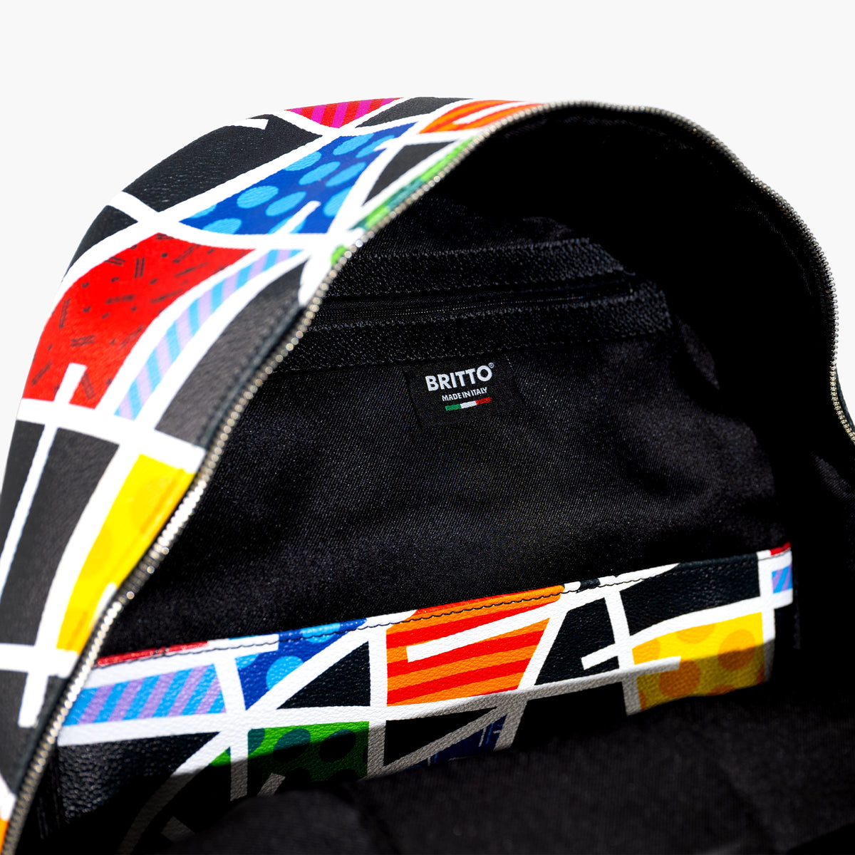 Midnight Landscape Britto Eco Leather Large Backpack