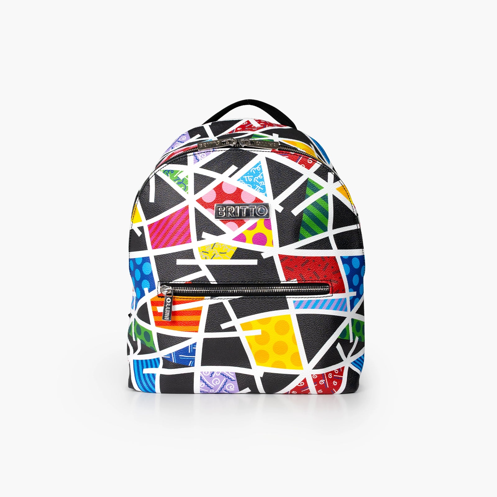 Midnight Landscape Britto Eco Leather Small Backpack