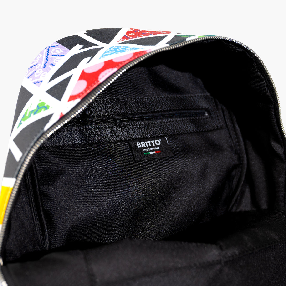 Midnight Landscape Britto Eco Leather Small Backpack