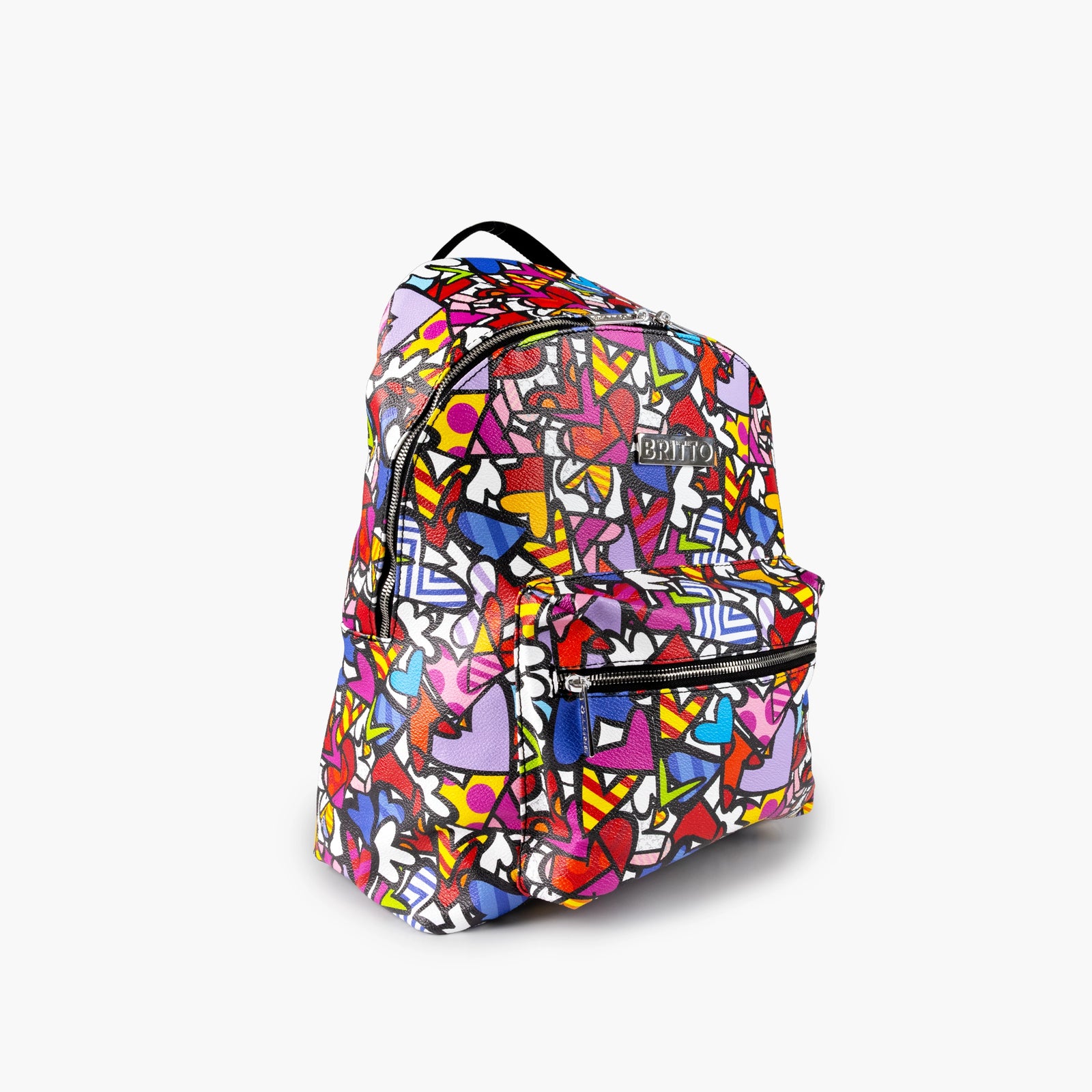 Alive Pink Britto Eco Leather Large Backpack