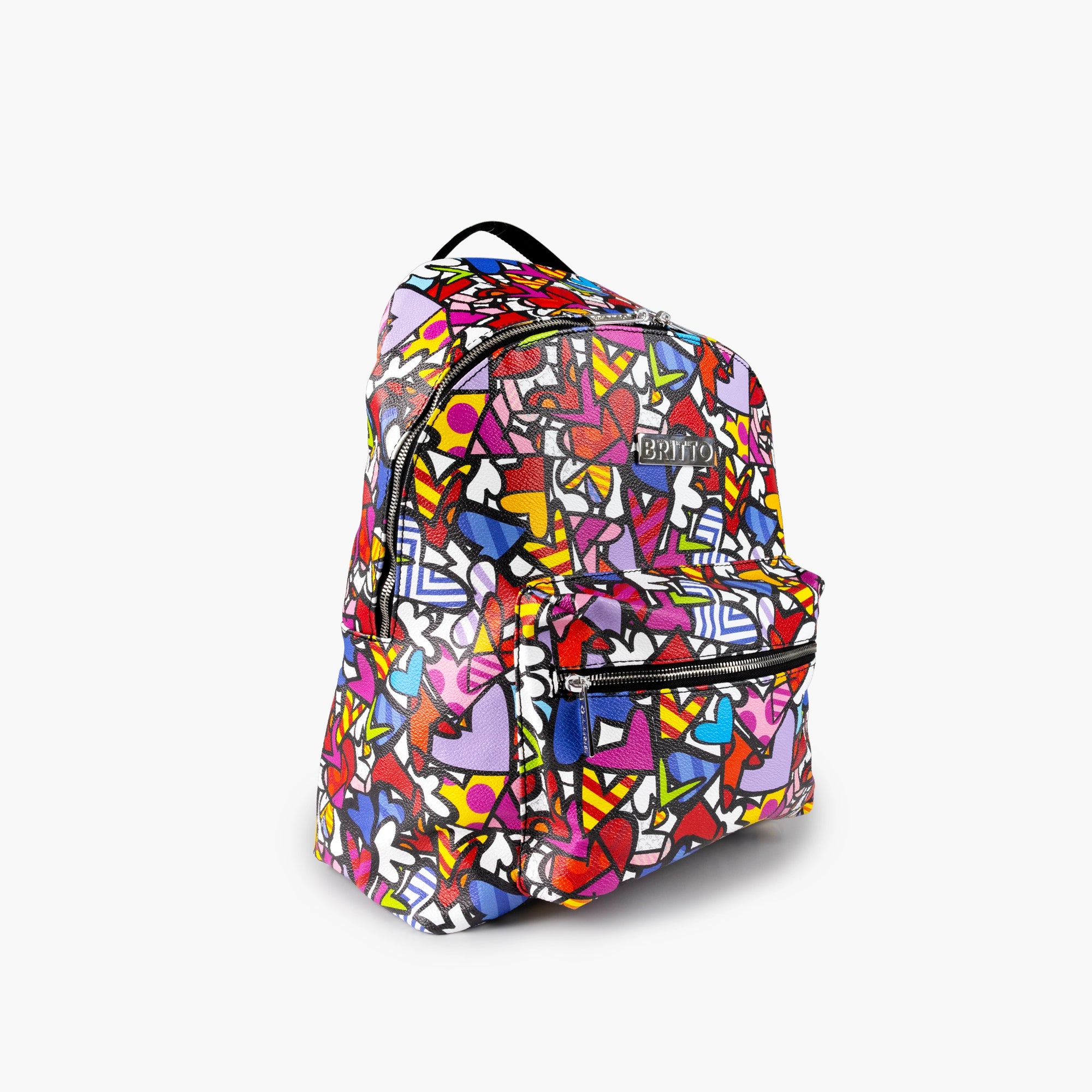 Alive Pink Britto Eco Leather Large Backpack - Shop Britto