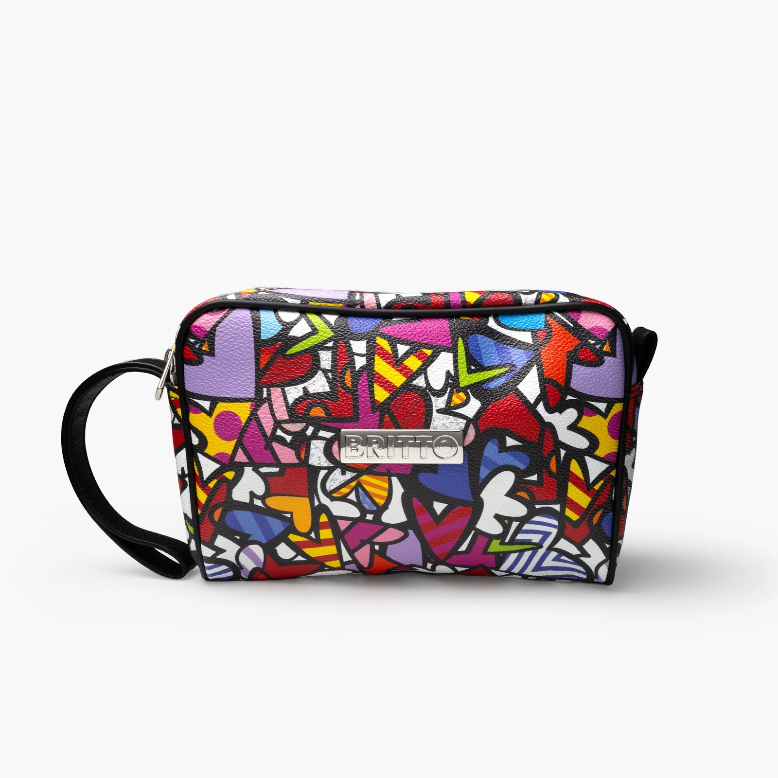 Romero Britto alive colorful hearts britto eco  colorful pop art design