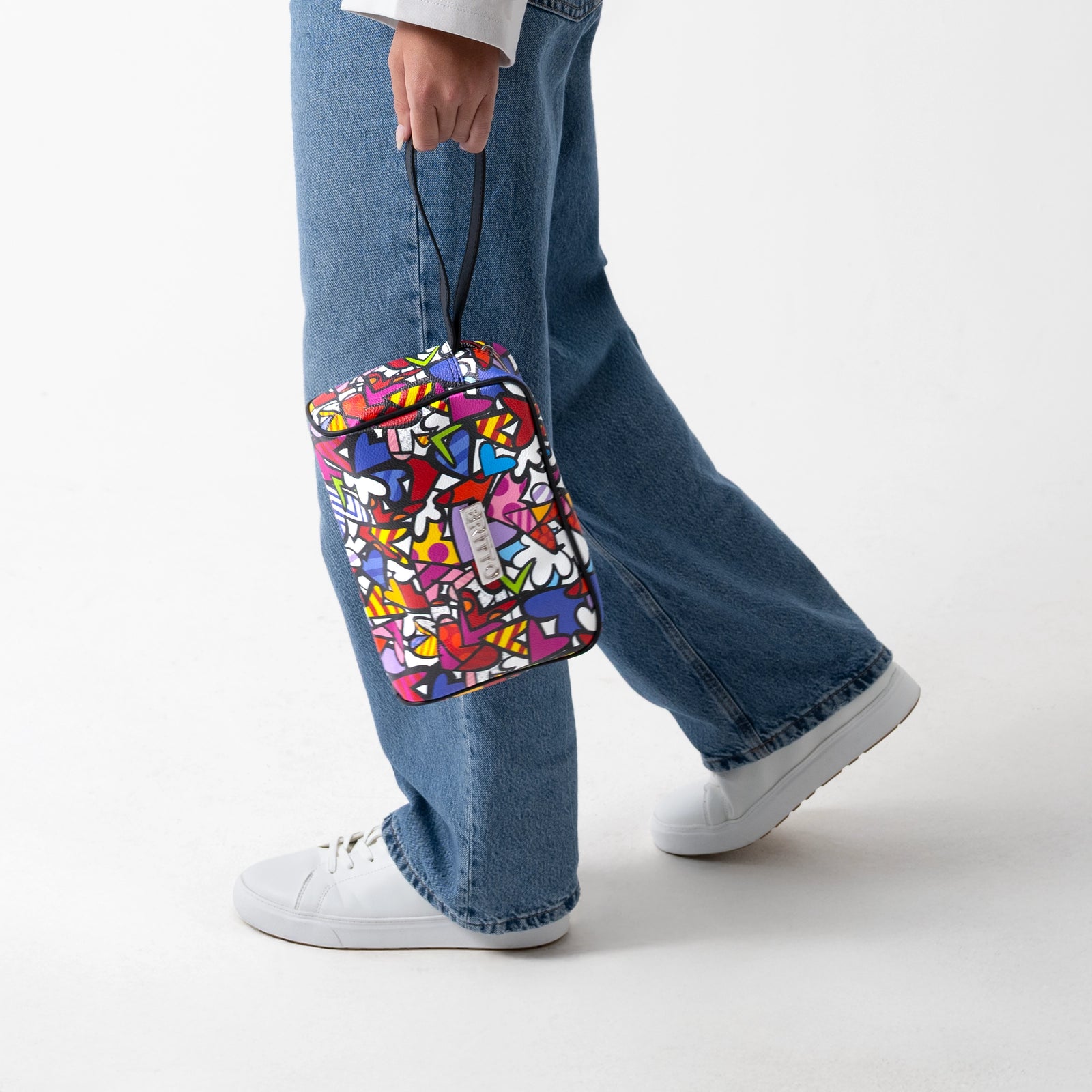 Romero Britto alive colorful hearts britto eco  colorful pop art design