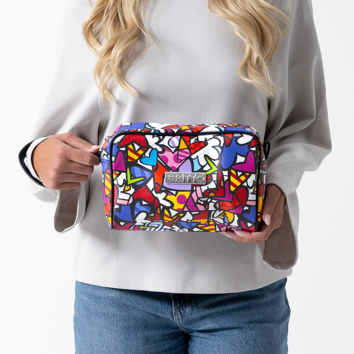 alive colorful hearts britto eco  colorful decorative collectible gift idea