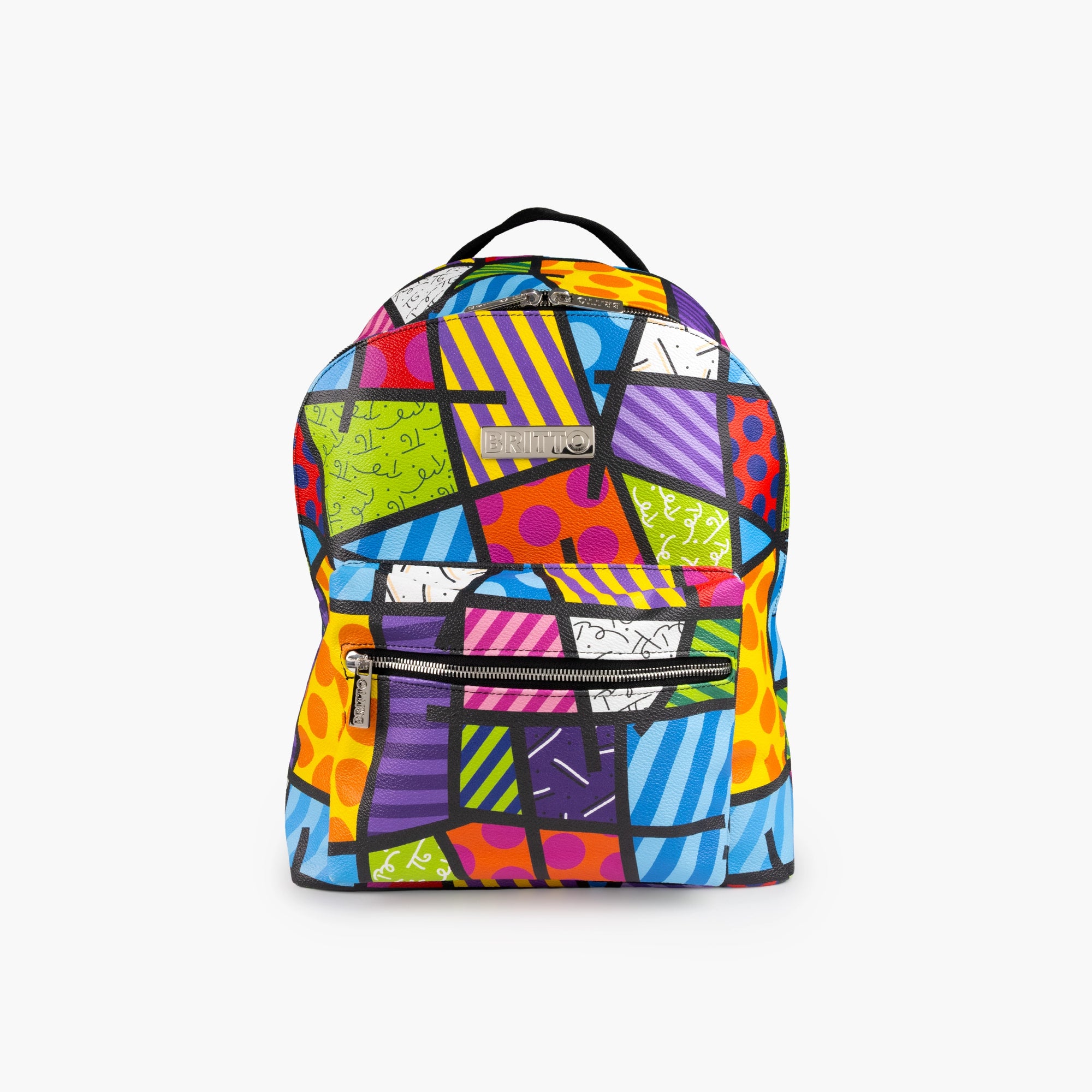 Green Landscape Britto Eco Leather Large Backpack
