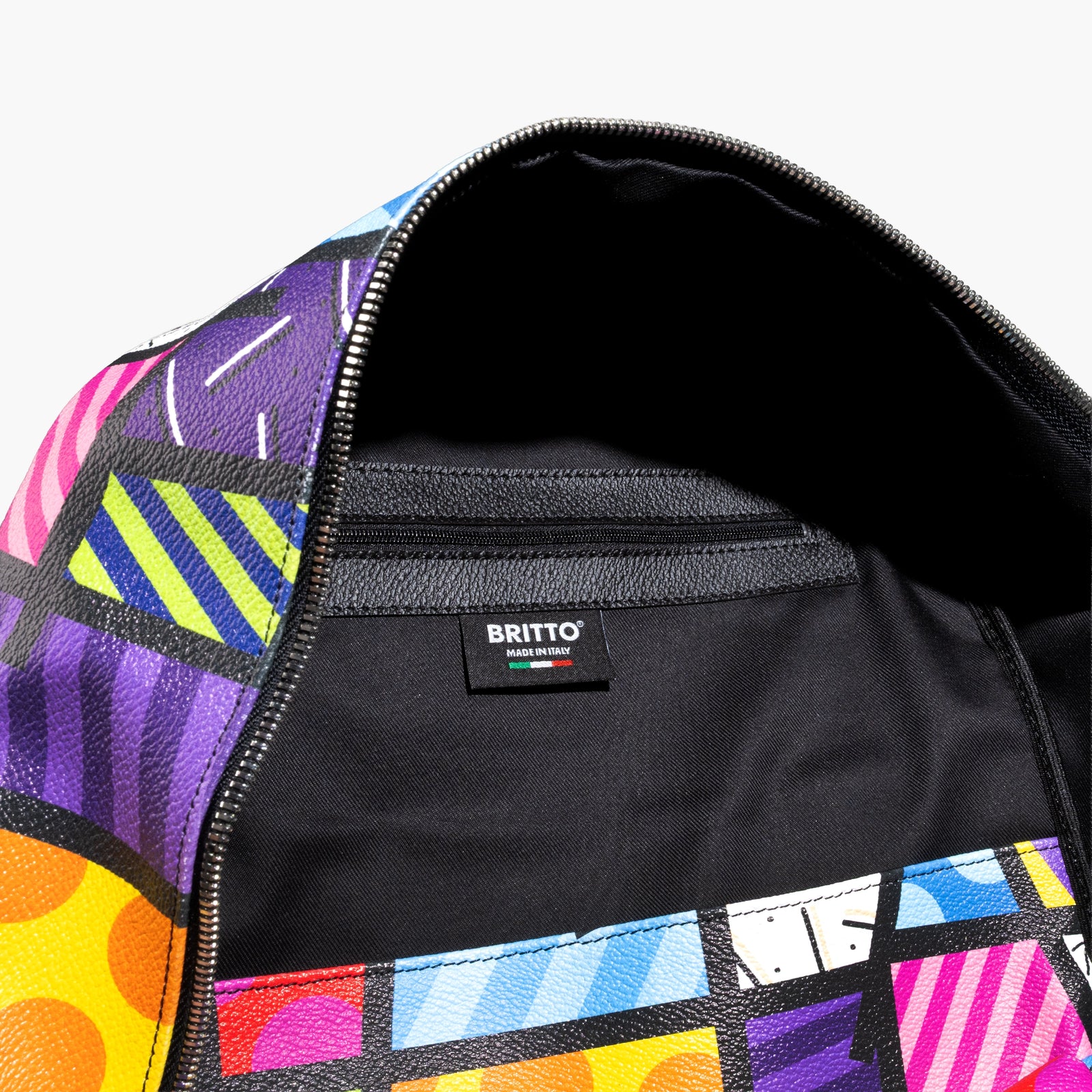 Green Landscape Britto Eco Leather Large Backpack