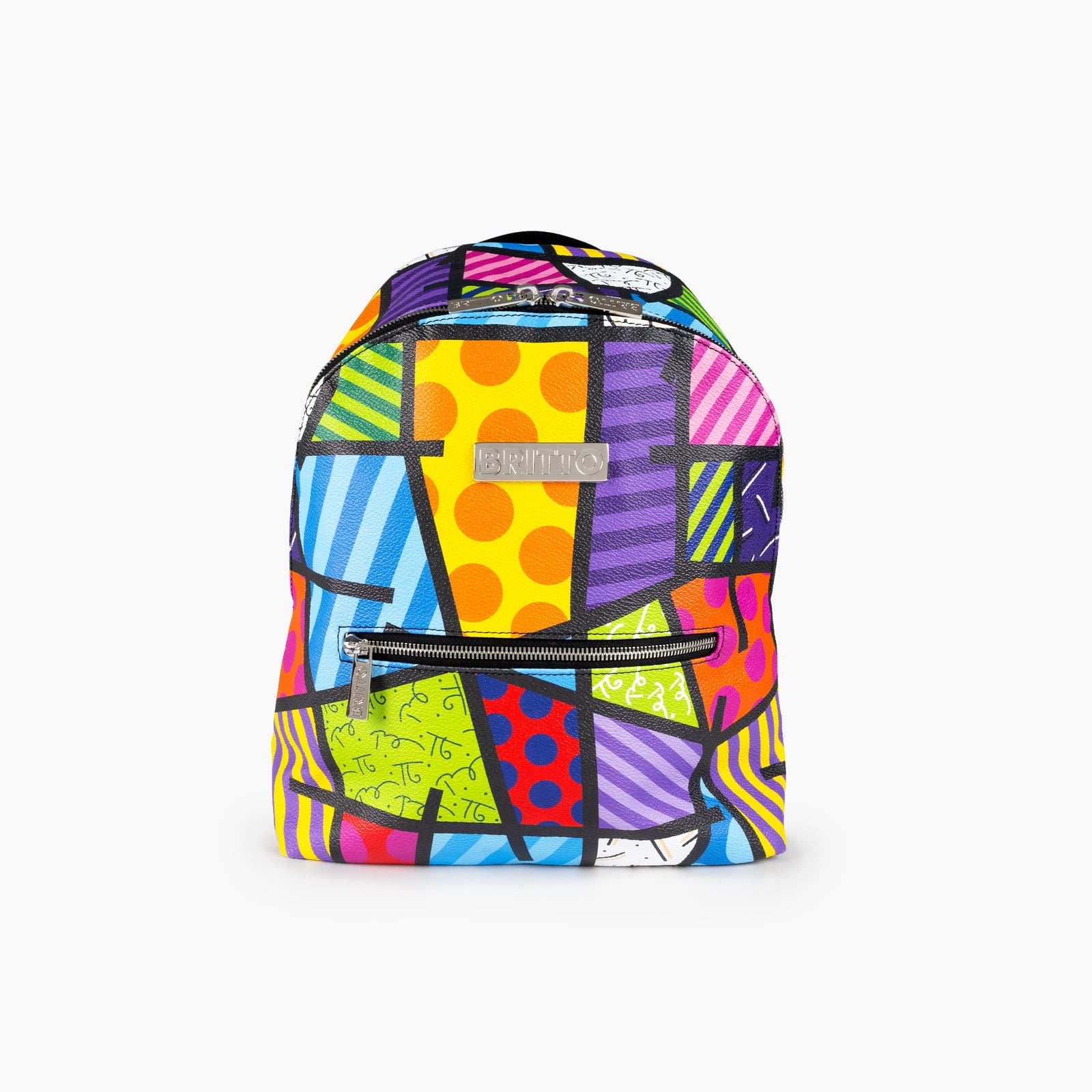 Green Landscape Britto Eco Leather Small Backpack