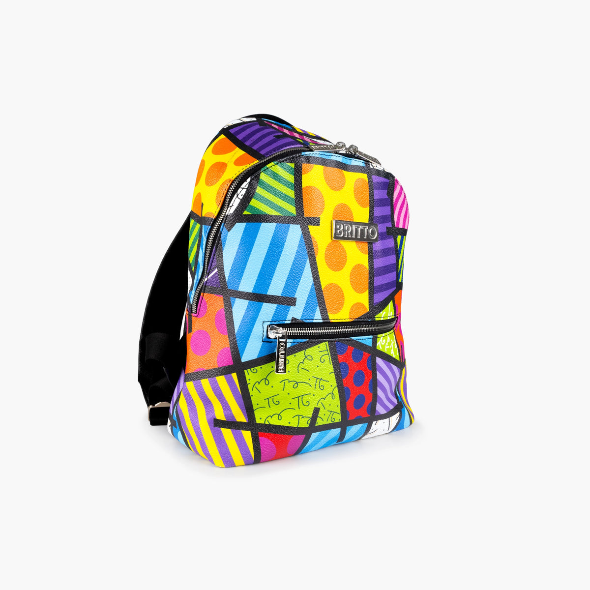 Green Landscape Britto Eco Leather Small Backpack