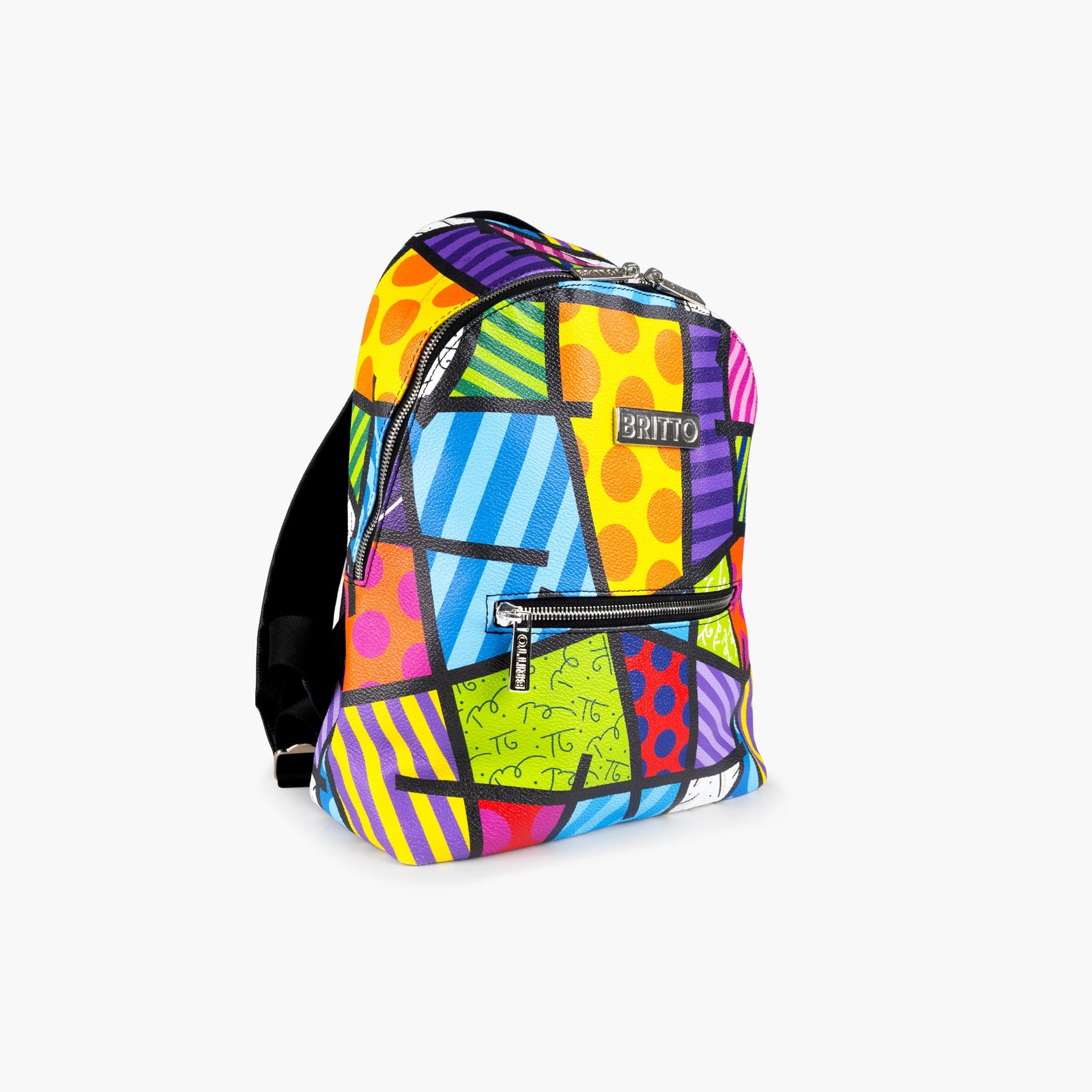 Green Landscape Britto Eco Leather Small Backpack
