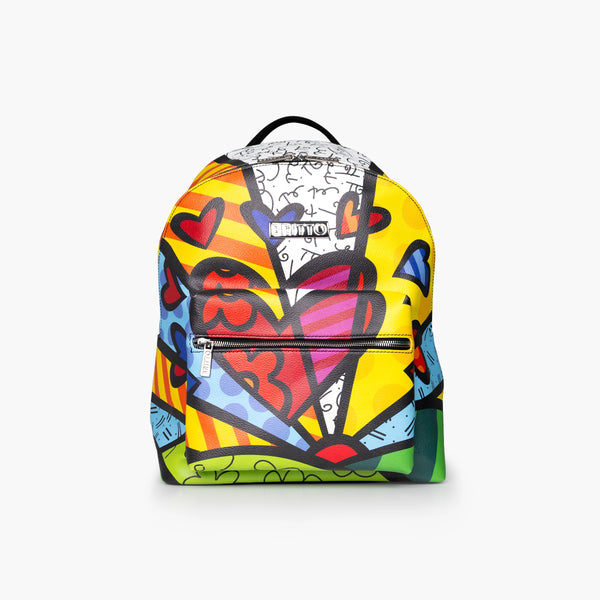 New Day Britto Eco Leather Large Backpack