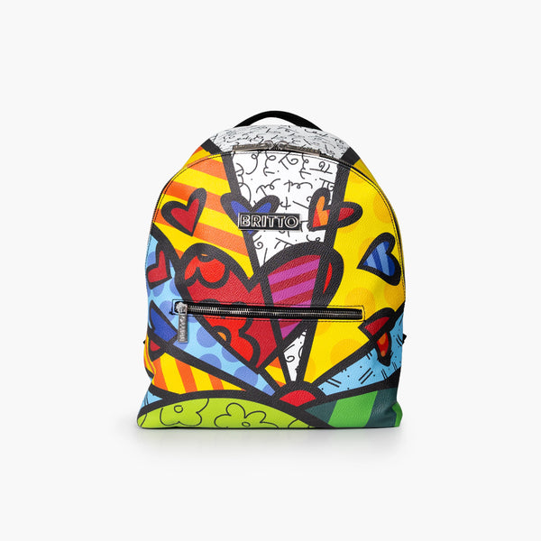 New Day Britto Eco Leather Small Backpack