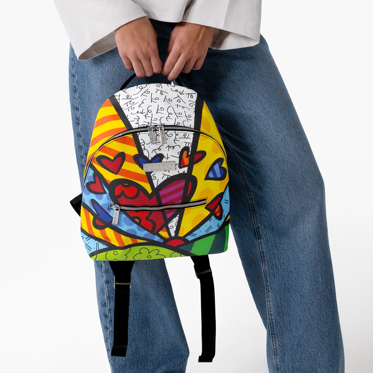 New Day Britto Eco Leather Small Backpack