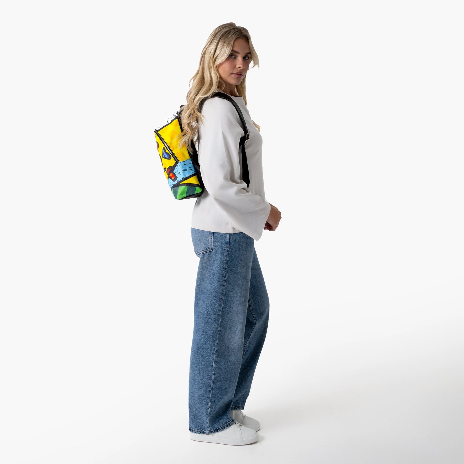 New Day Britto Eco Leather Small Backpack