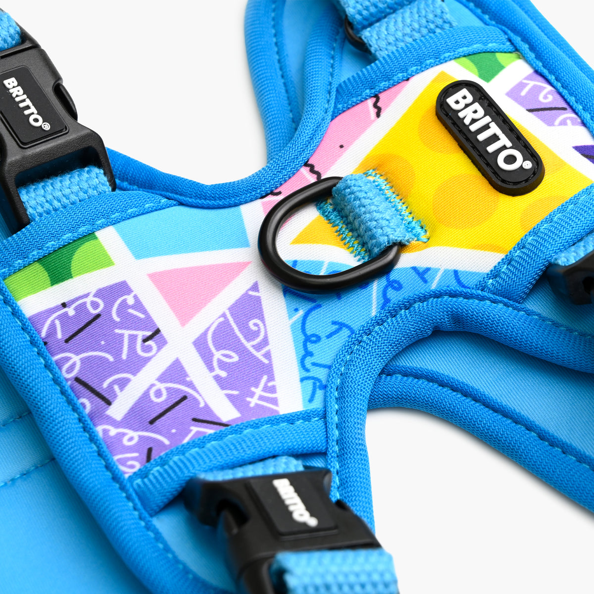 Blue Landscape Britto Pet Harness
