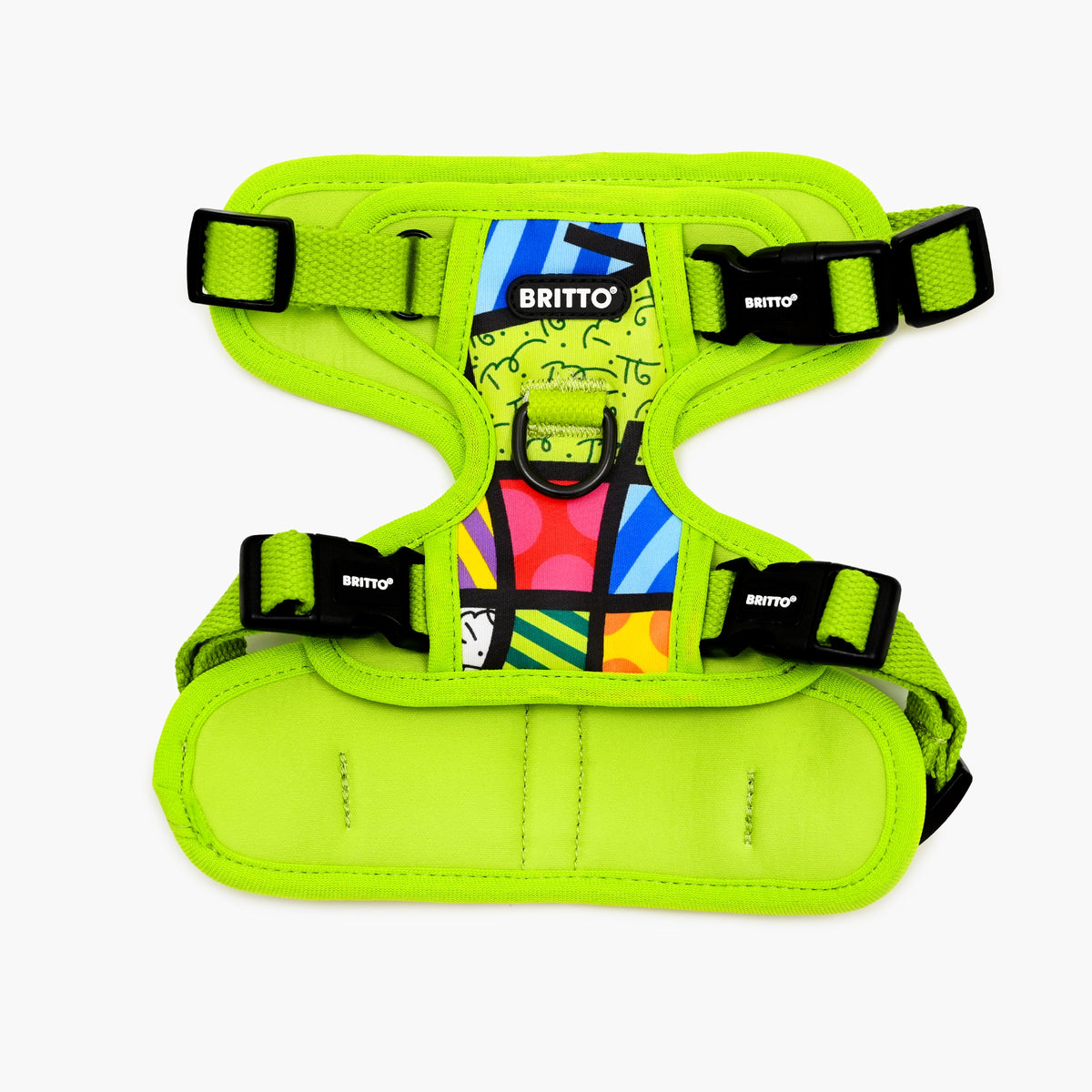 Lime Green Landscape Britto Pet Harness