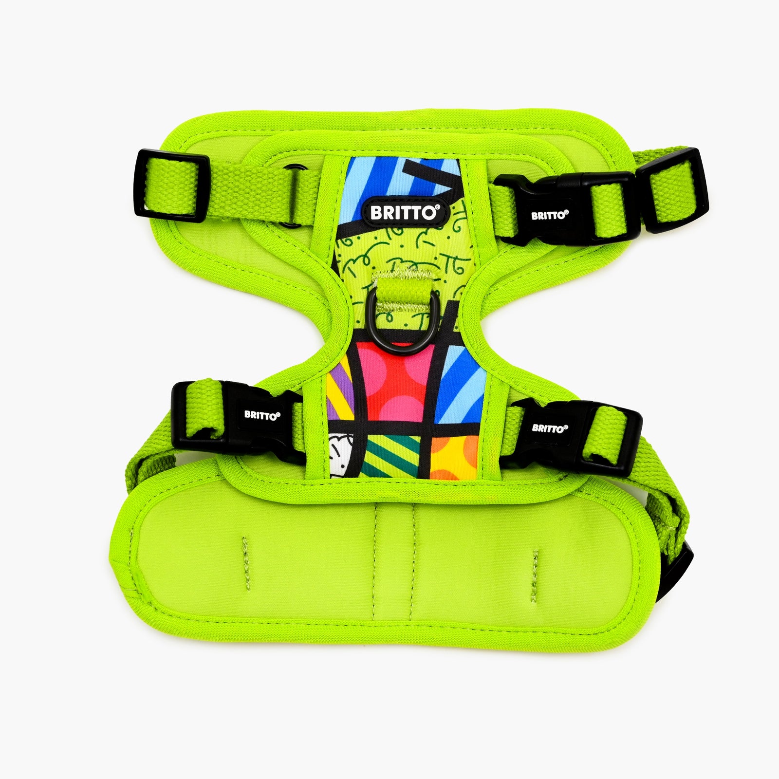 Lime Green Landscape Britto Pet Harness